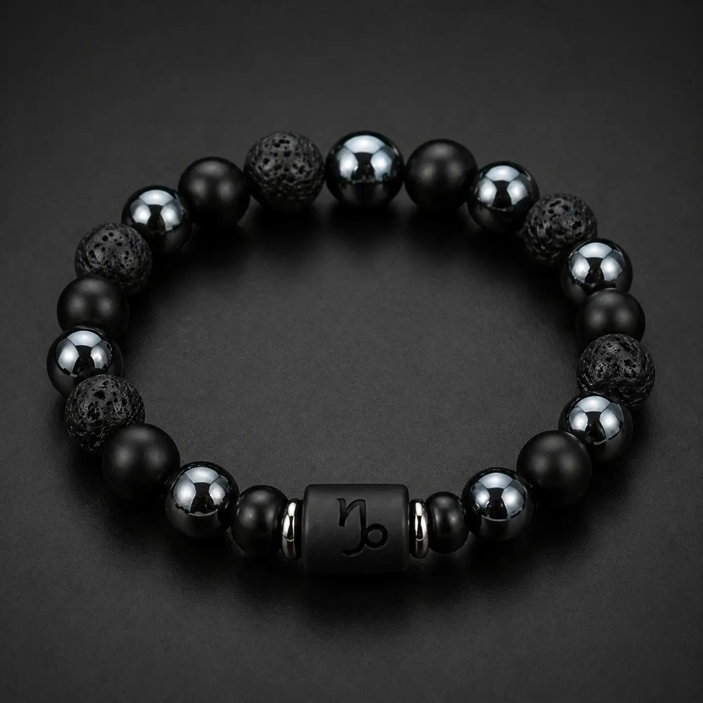 pulseira signo turmalina e hematite unissex 5