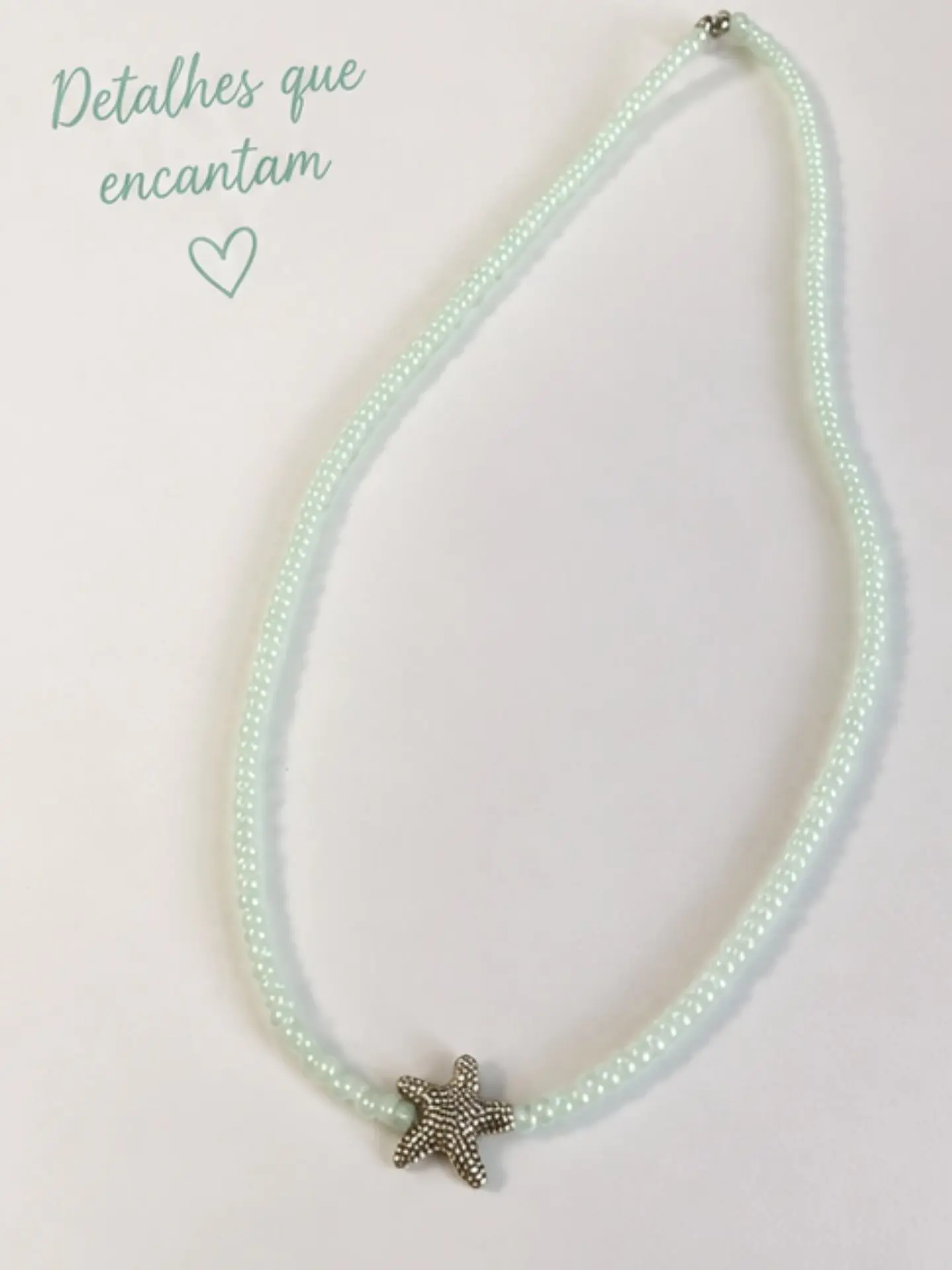 Colar missangas e estrela do mar  2