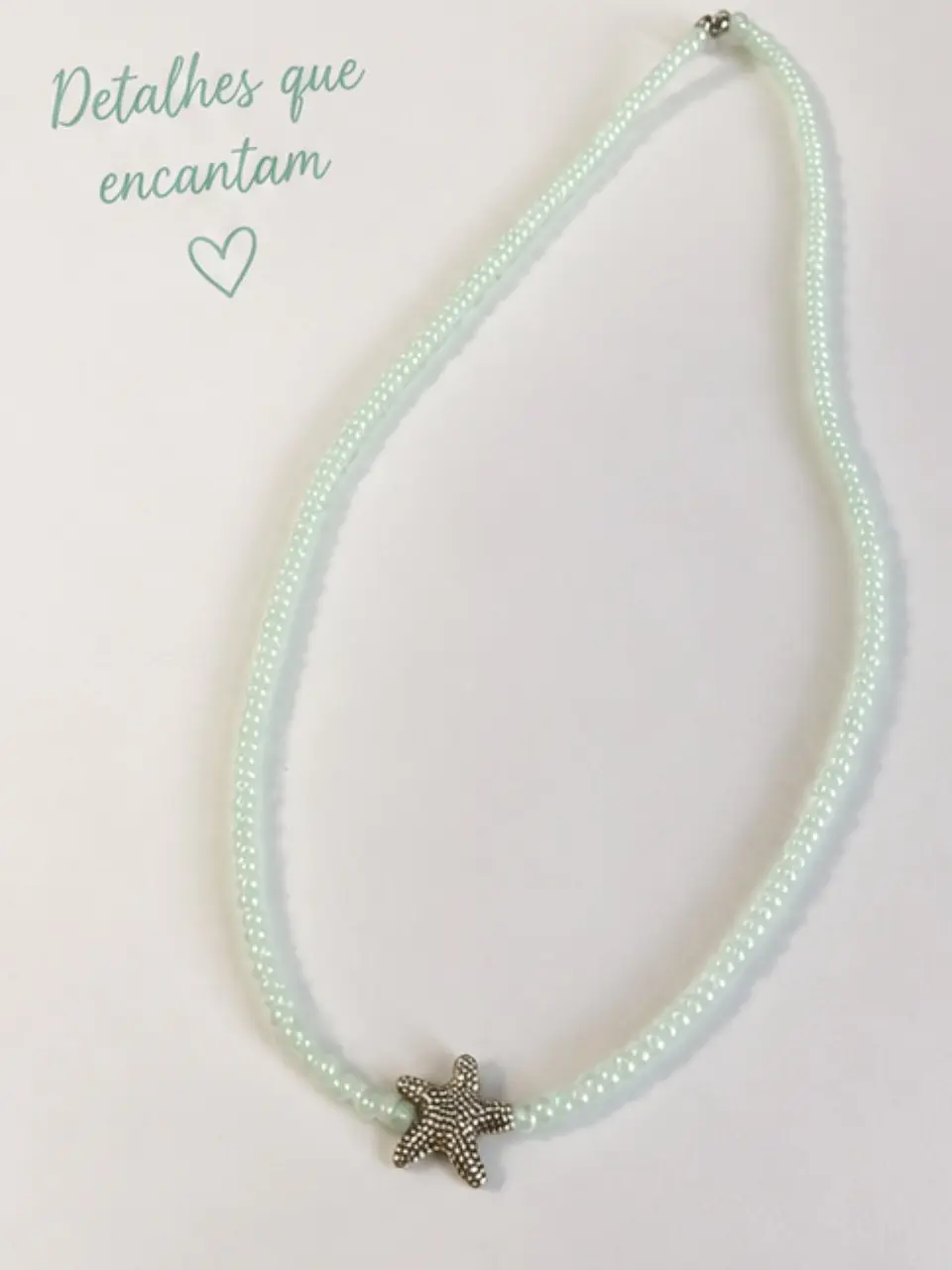 Colar missangas e estrela do mar  2