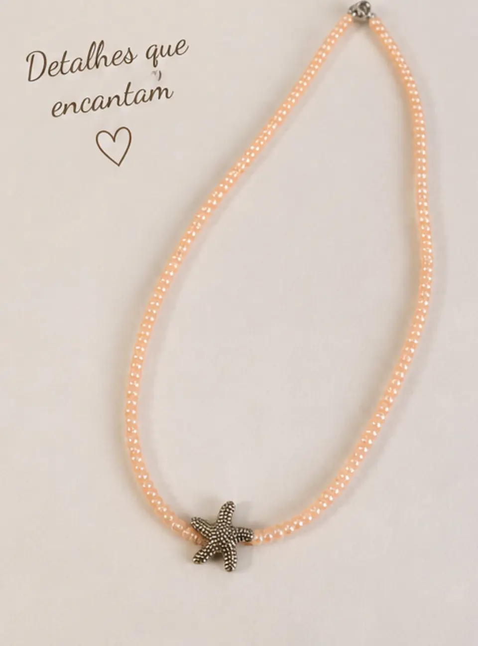 Colar missangas e estrela do mar  3