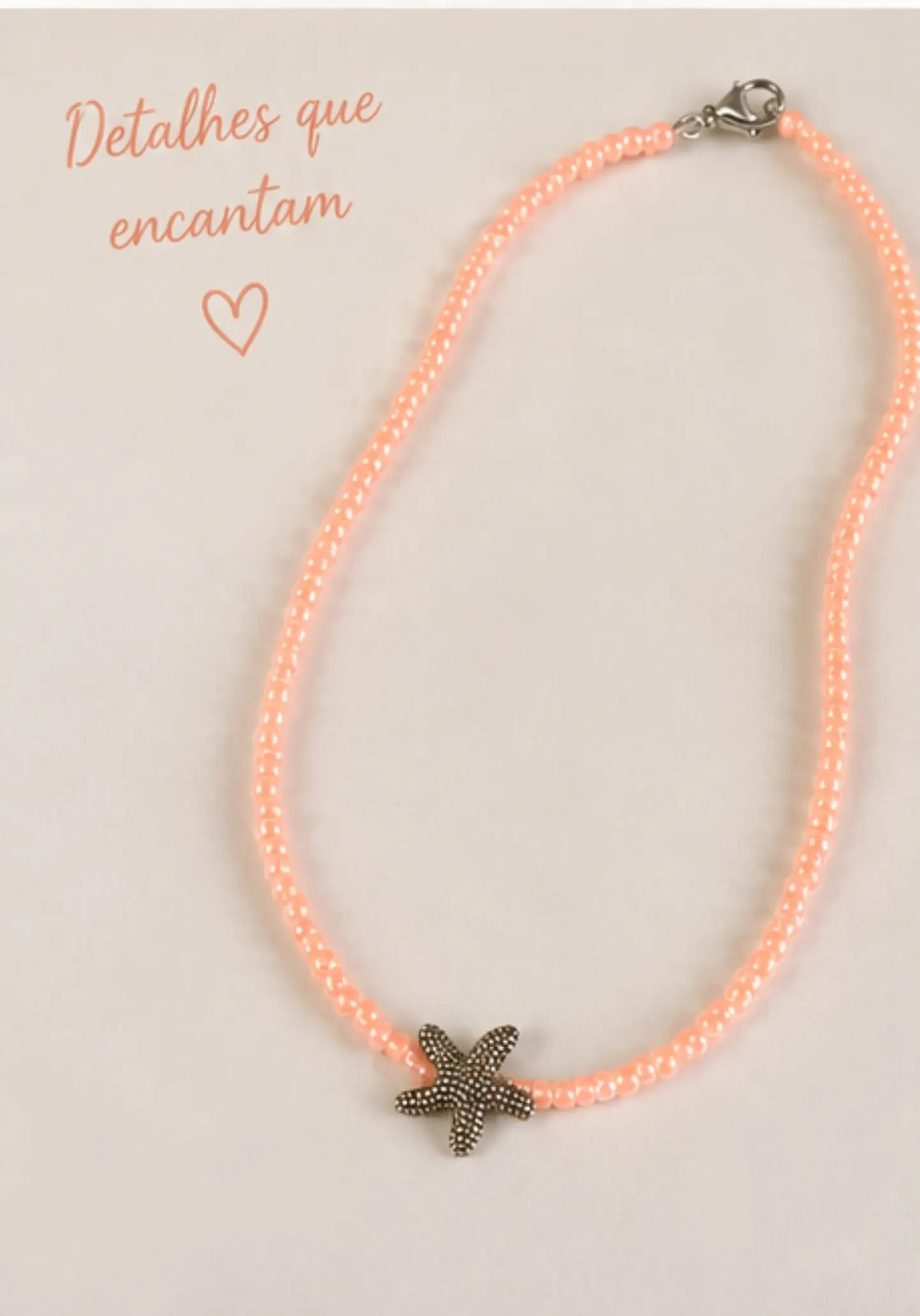 Colar missangas e estrela do mar  4