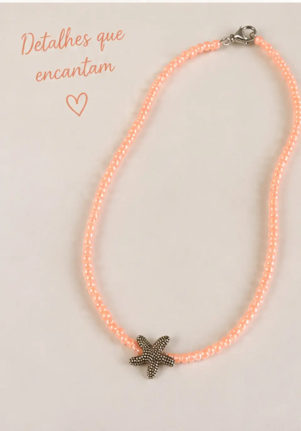 Colar missangas e estrela do mar  4