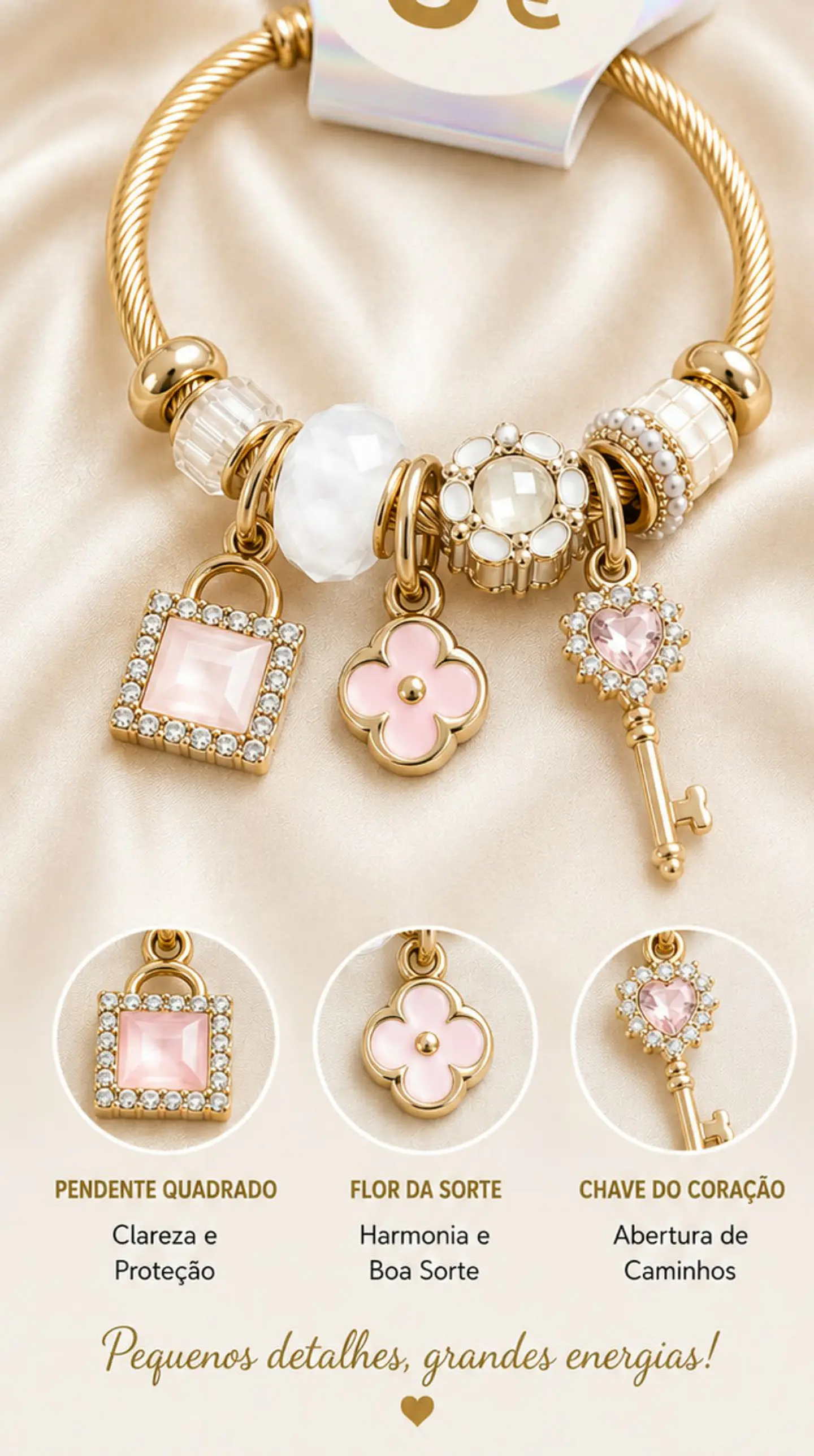 Pulseira trevo da sorte  2