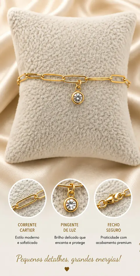 Pulseira luz da sorte 