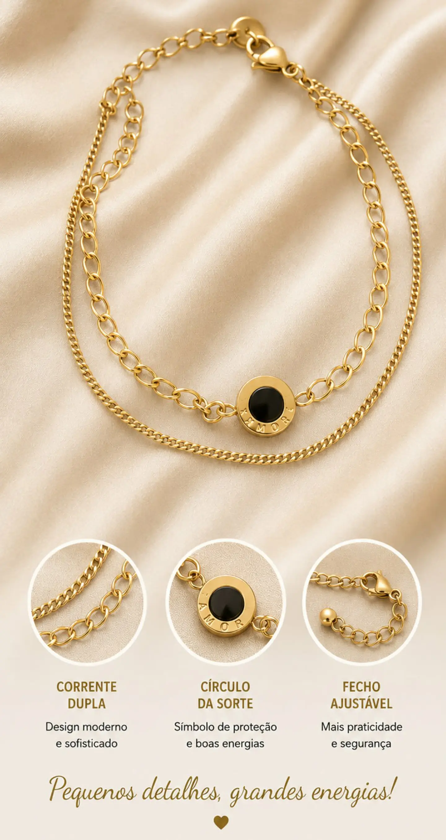 Pulseira círculo da sorte  1