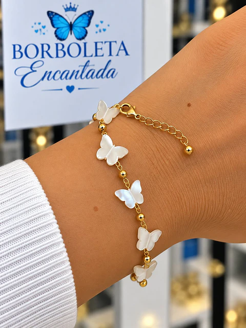 🦋✨ Pulseira Borboletas ✨🦋