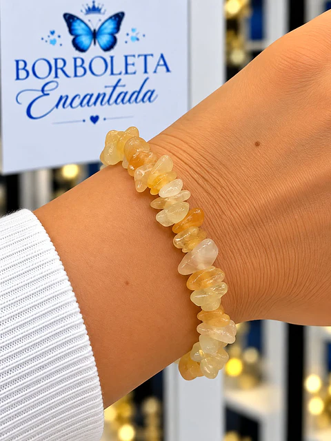 💛 Pulseira de Citrino 💛