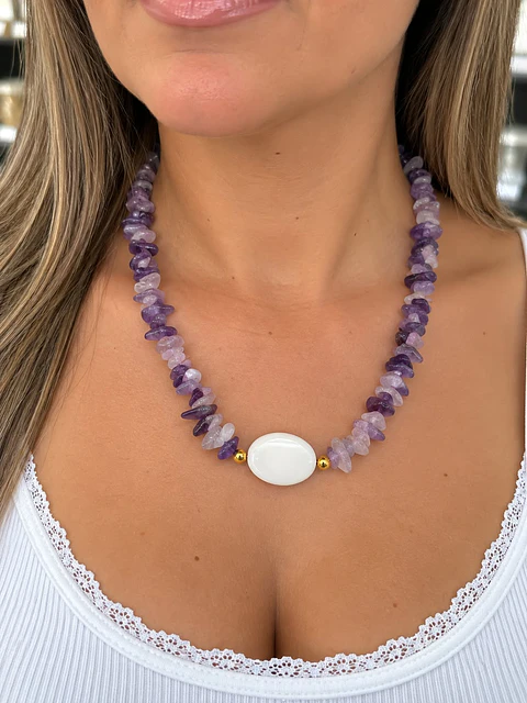 💜 Colar de Ametista 💜
