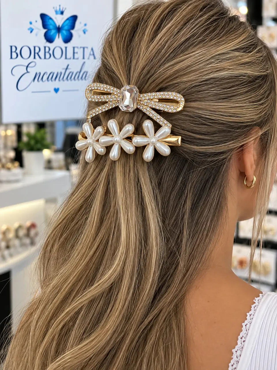 ✨ Ganchos de cabelo super delicados e elegantes ✨ 2
