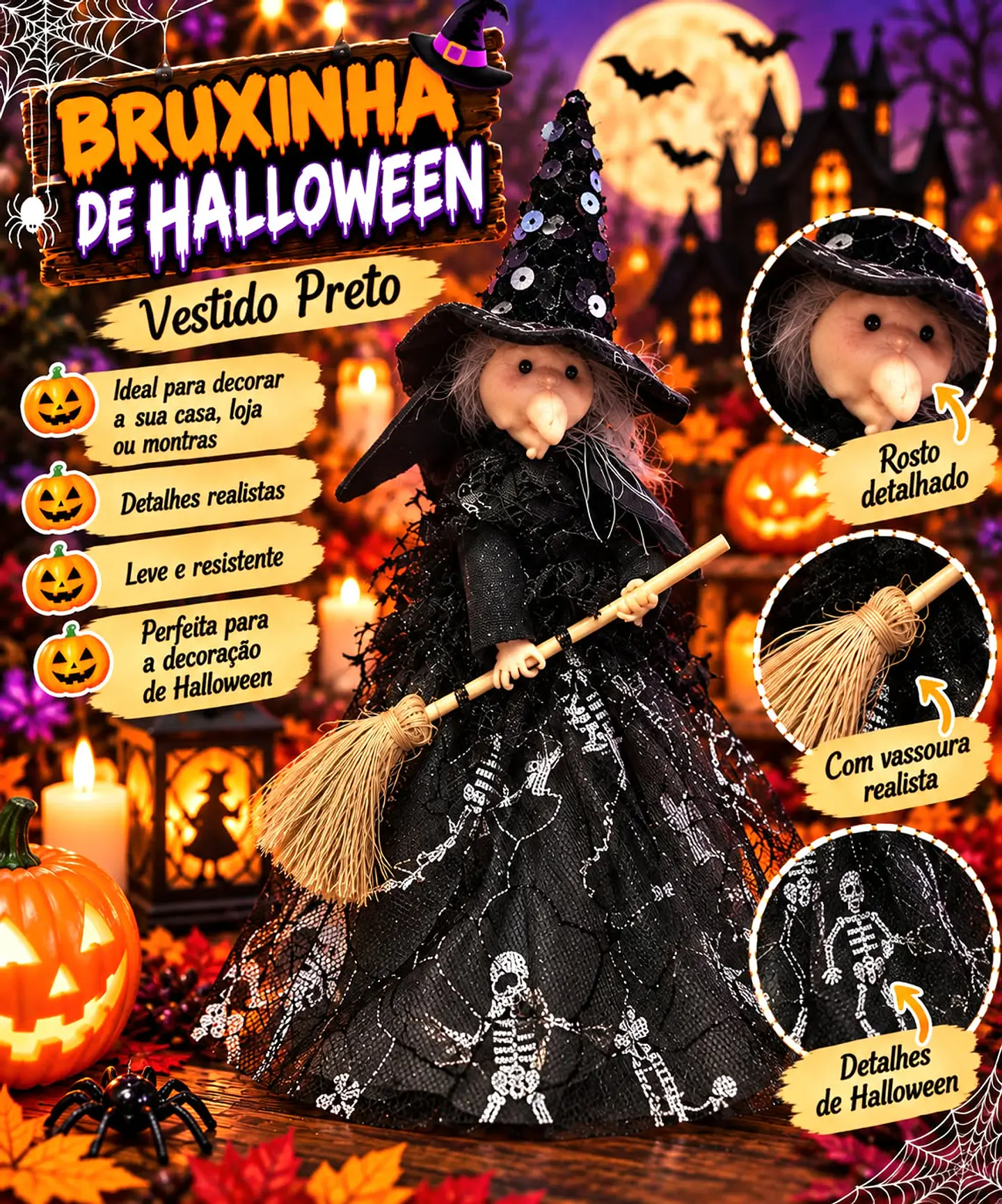 🧙‍♀️🎃 AS BRUXINHAS ENCANTADAS CHEGARAM! 🖤✨ 2