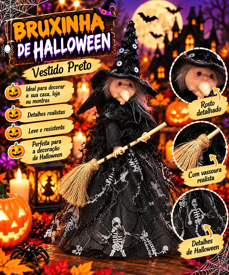 🧙‍♀️🎃 AS BRUXINHAS ENCANTADAS CHEGARAM! 🖤✨ 2