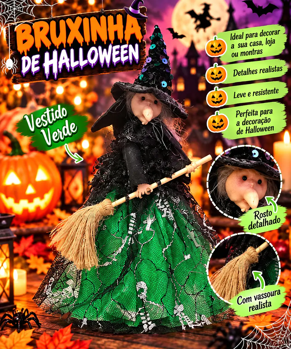 🧙‍♀️🎃 AS BRUXINHAS ENCANTADAS CHEGARAM! 🖤✨ 4