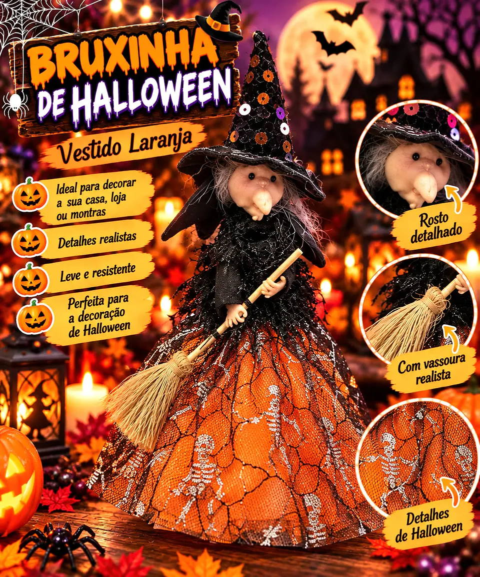 🧙‍♀️🎃 AS BRUXINHAS ENCANTADAS CHEGARAM! 🖤✨ 5
