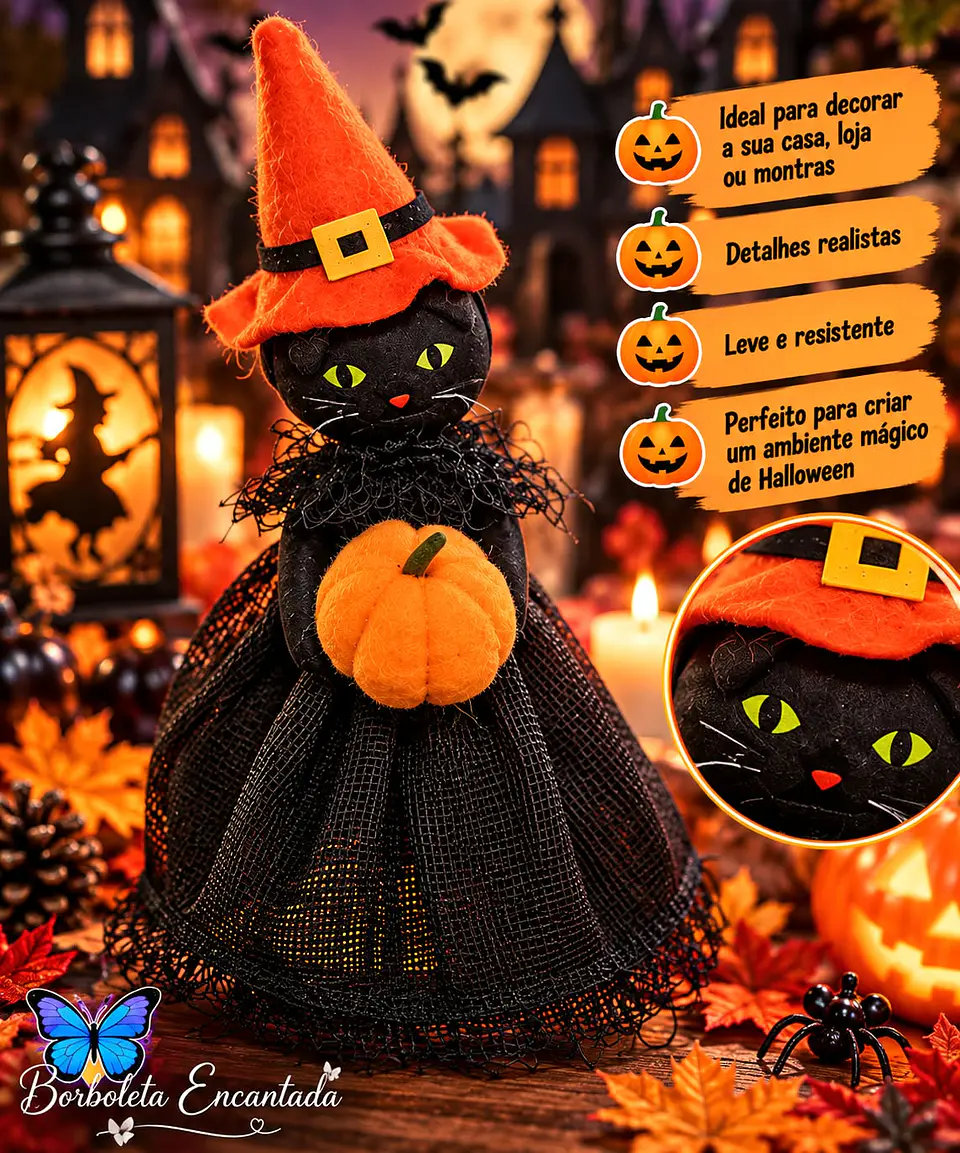 🎃🧙‍♀️ O HALLOWEEN CHEG OU À BORBOLETA ENCANTADA! 🖤🦋 2