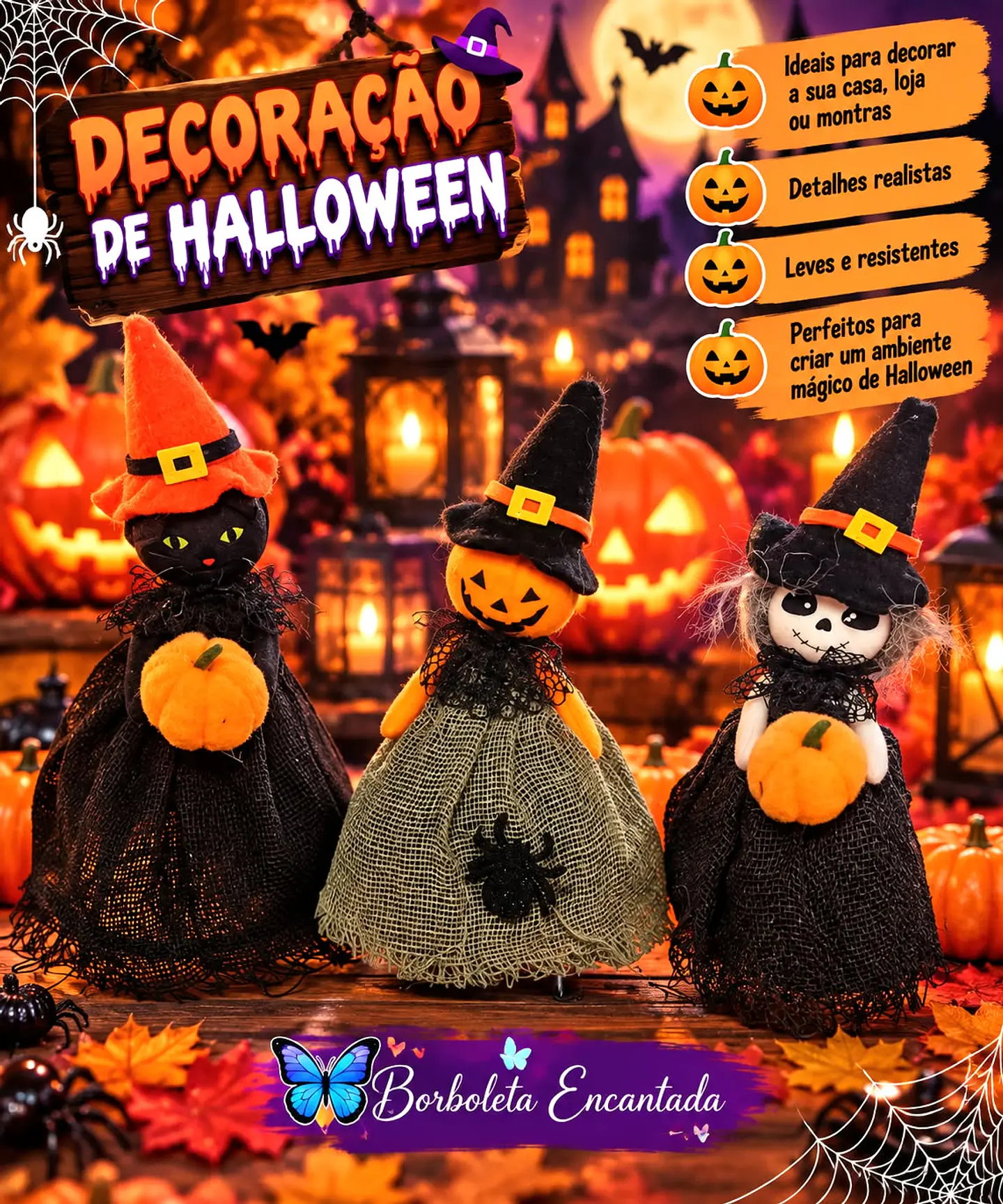🎃🧙‍♀️ O HALLOWEEN CHEG OU À BORBOLETA ENCANTADA! 🖤🦋 1