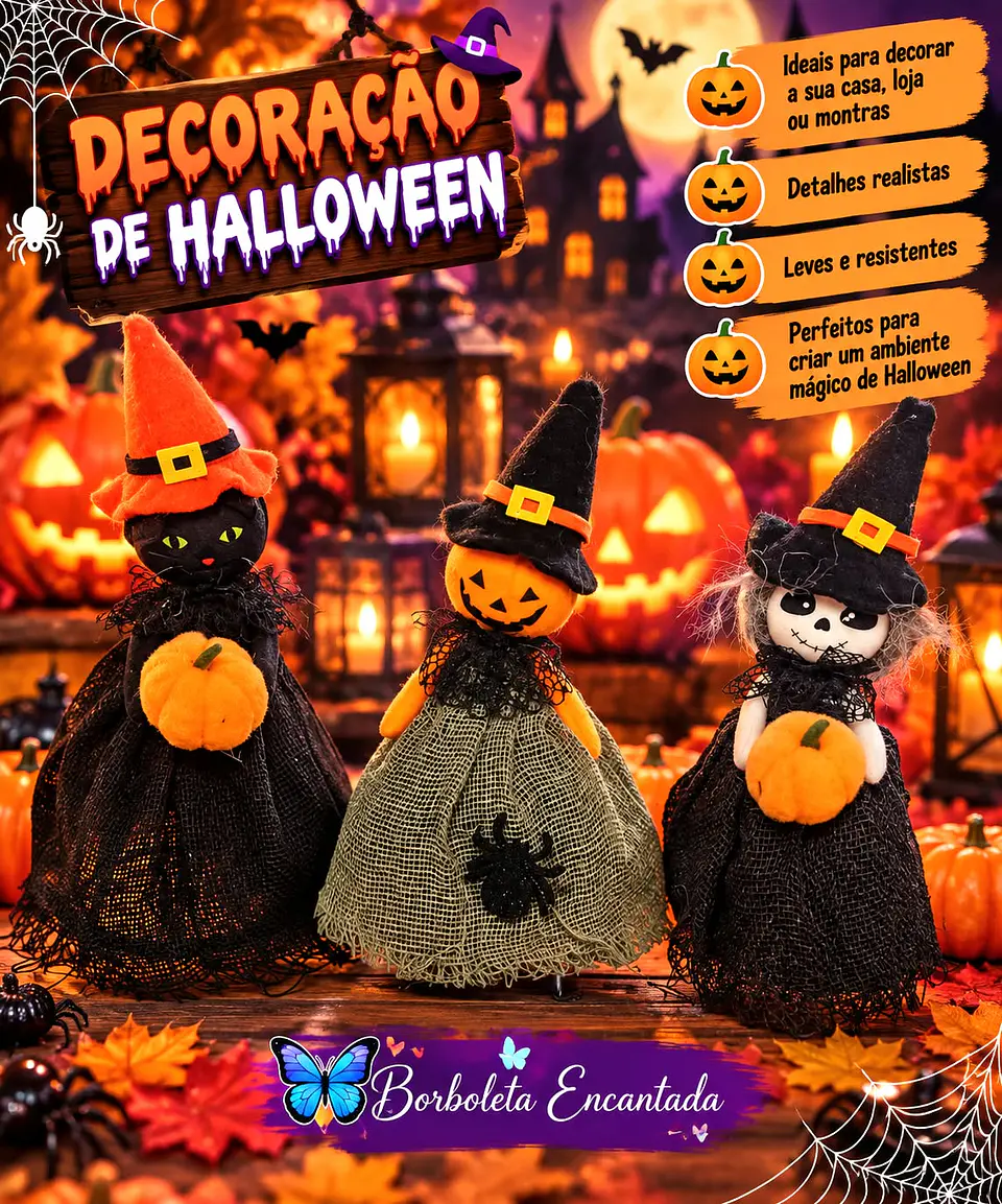 🎃🧙‍♀️ O HALLOWEEN CHEG OU À BORBOLETA ENCANTADA! 🖤🦋 1