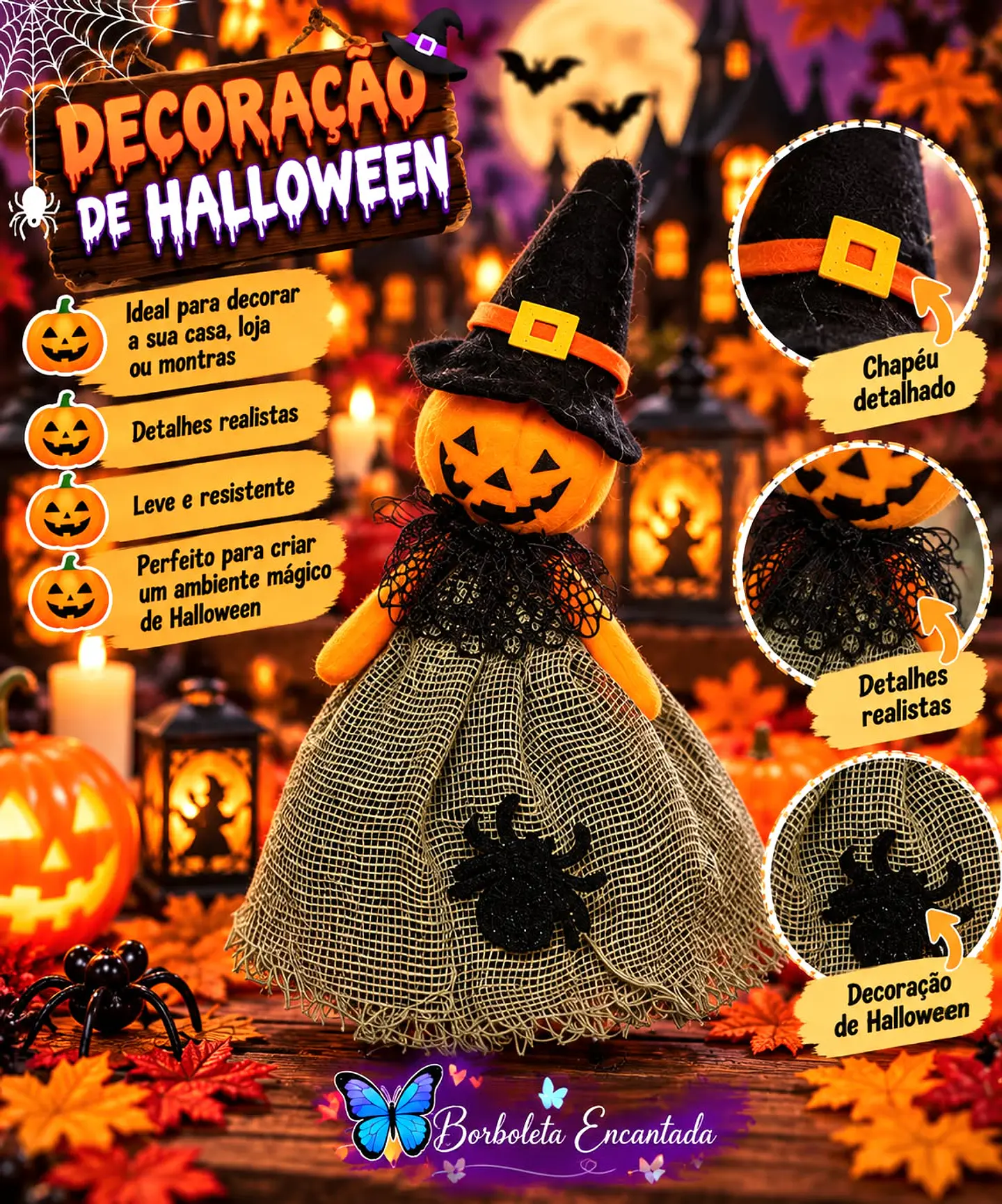 🎃🧙‍♀️ O HALLOWEEN CHEG OU À BORBOLETA ENCANTADA! 🖤🦋 3