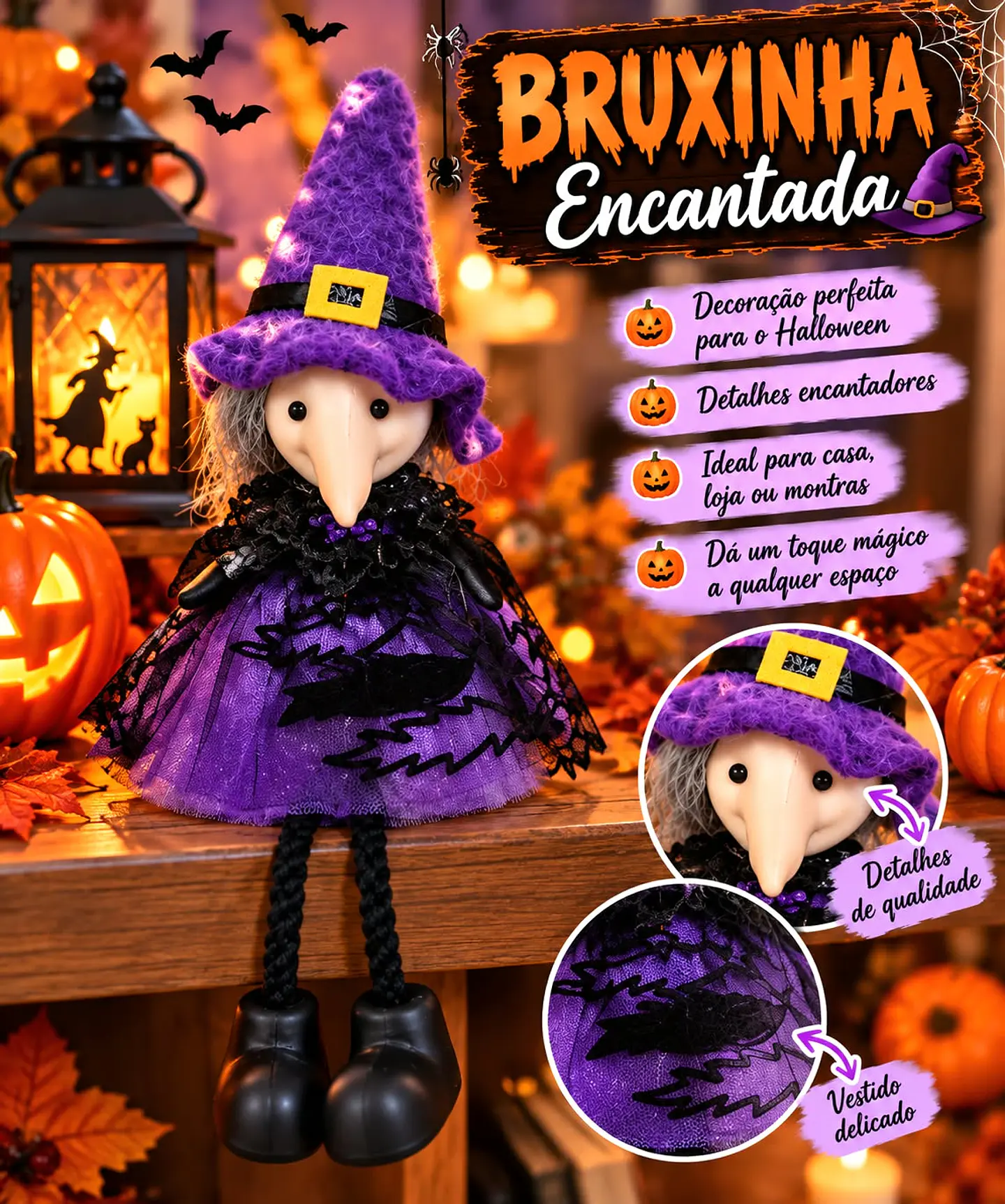 Um bocadinho de travessura, uma pitada de magia e muito encanto neste Halloween!