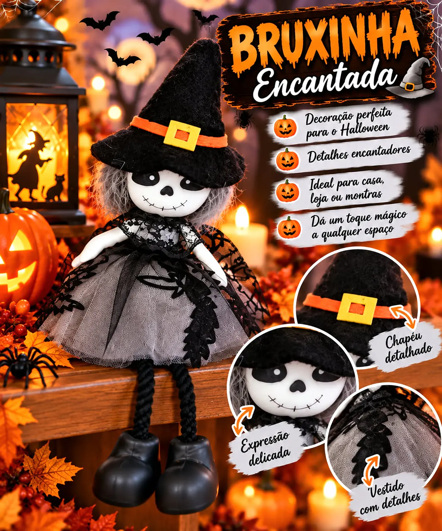 Um bocadinho de travessura, uma pitada de magia e muito encanto neste Halloween!