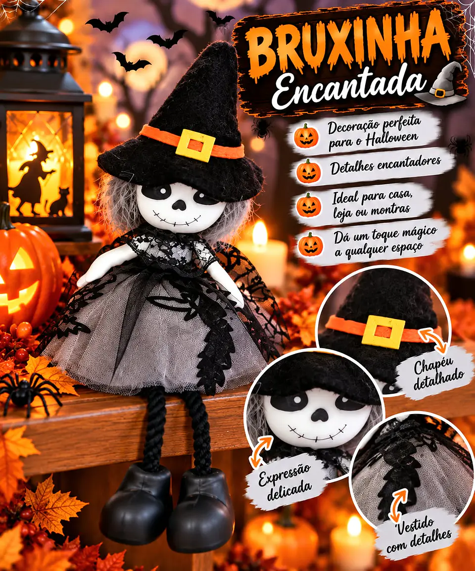 Um bocadinho de travessura, uma pitada de magia e muito encanto neste Halloween!