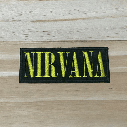 Emblema Bordado Nirvana - Logo Lettering 1
