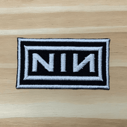 Emblema Bordado Nine Inch Nails - Box Logo 1