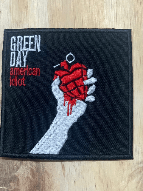 Emblema Bordado Green Day - American Idiot