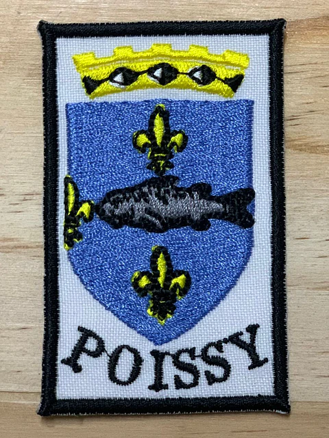 Emblema Bordado Brasão de Poissy