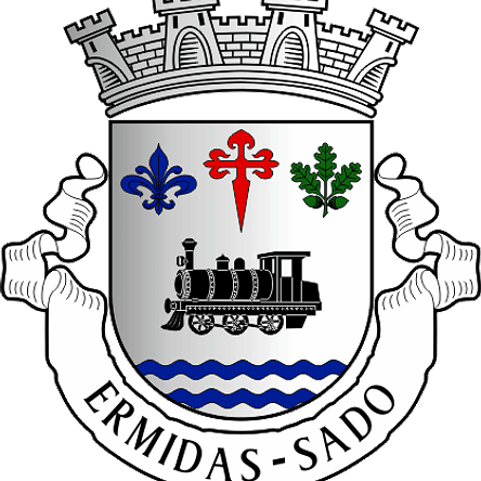 Emblema Bordado Freguesia de Ermidas-Sado (Santiago do Cacém, Setúbal) 1