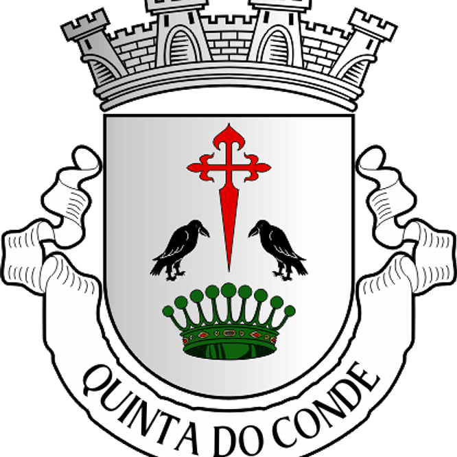 Emblema Bordado Freguesia de Quinta do Conde (Sesimbra, Setúbal) 1