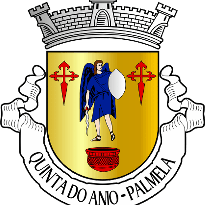 Emblema Bordado Freguesia de Quinta do Anjo (Palmela, Setúbal) 1