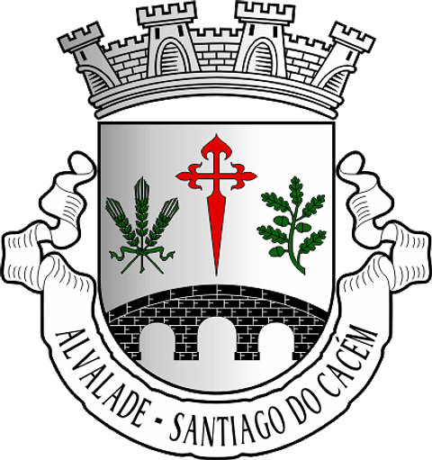 Emblema Bordado Freguesia de Alvalade (Santiago do Cacém, Setúbal)