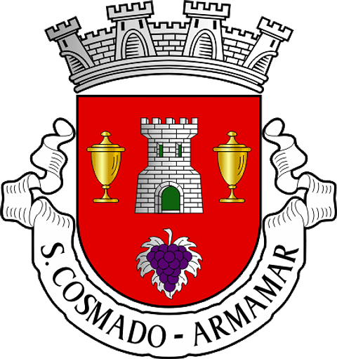 Emblema Bordado Freguesia de São Cosmado (Armamar, Viseu)
