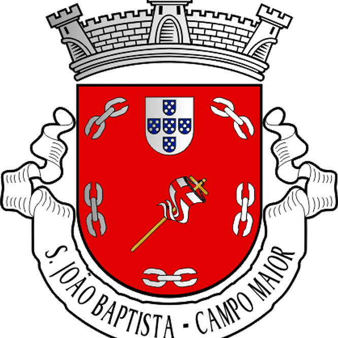 Emblema Bordado Freguesia de São João Baptista (Campo Maior, Portalegre) 1