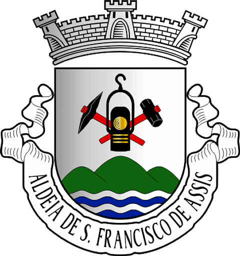 Emblema Bordado Freguesia de Aldeia de São Francisco de Assis (Covilhã, Castelo Branco)
