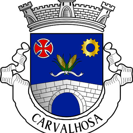Emblema Bordado Freguesia de Carvalhosa (Paços de Ferreira, Porto) 1