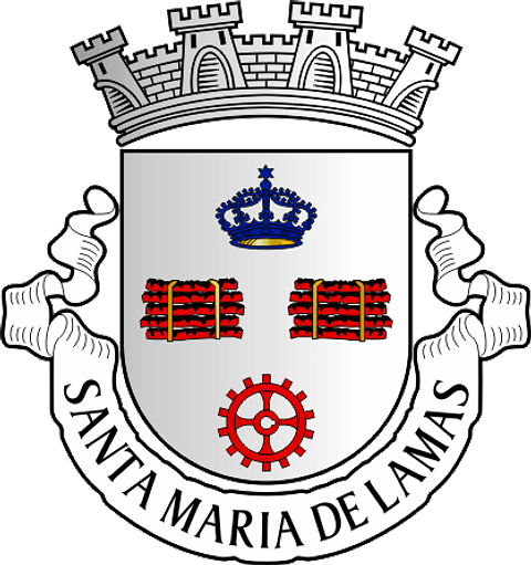 Emblema Bordado Freguesia de Santa Maria de Lamas (Santa Maria da Feira, Aveiro)