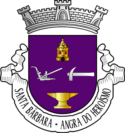 Emblema Bordado Freguesia de Santa Bárbara (Angra do Heroísmo, Ilha Terceira)