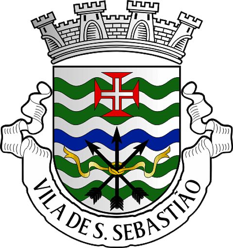 Emblema Bordado Freguesia de Vila de São Sebastião (Angra do Heroísmo, Ilha Terceira)