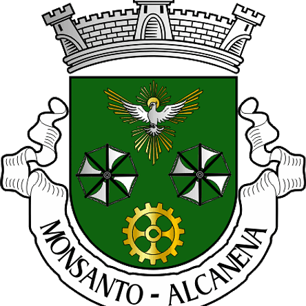 Emblema Bordado Freguesia de Monsanto (Alcanena, Santarém) 1