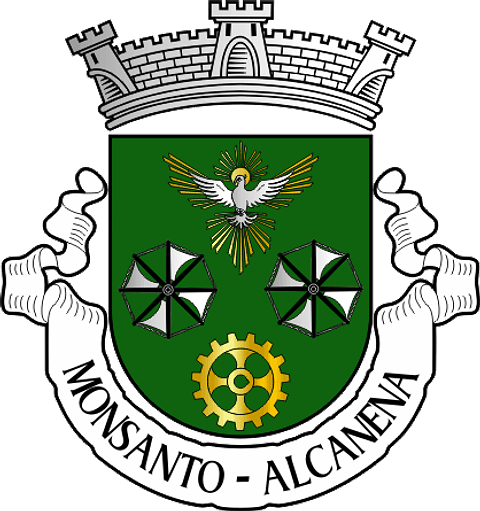 Emblema Bordado Freguesia de Monsanto (Alcanena, Santarém)