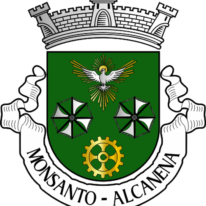 Emblema Bordado Freguesia de Monsanto (Alcanena, Santarém) 1