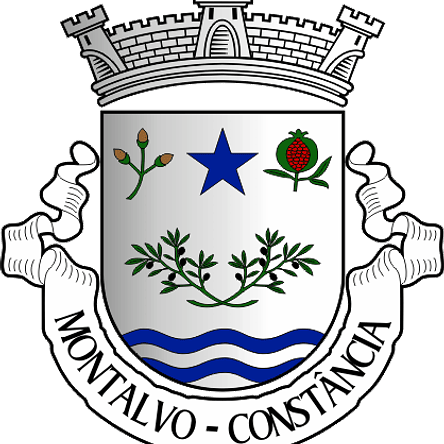 Emblema Bordado Freguesia de Montalvo (Constância, Santarém) 1
