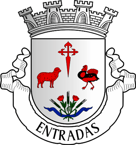 Emblema Bordado Freguesia de Entradas (Castro Verde, Beja)