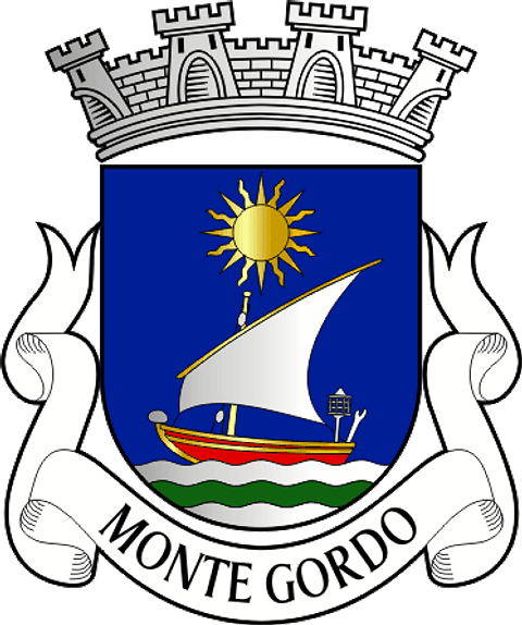 Emblema Bordado Freguesia de Monte Gordo (Vila Real de Santo António, Faro)