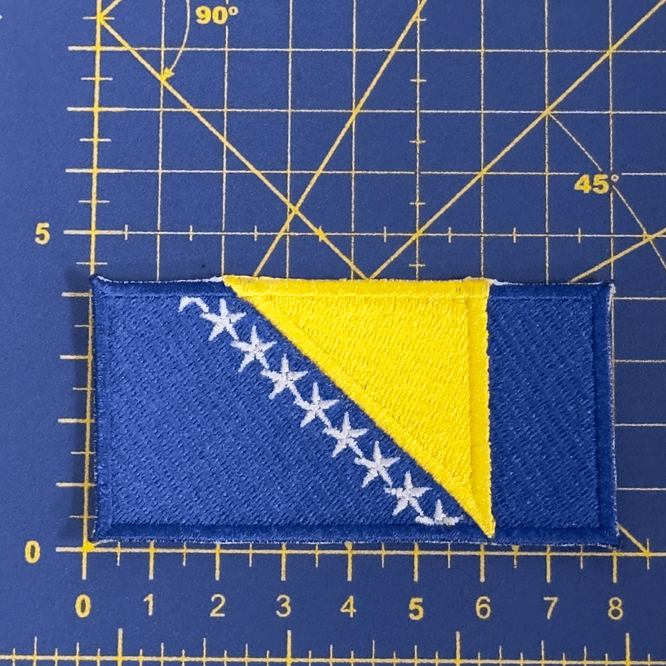 Emblema Bordado Bandeira da Bósnia e Herzegovina 2