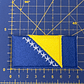 Emblema Bordado Bandeira da Bósnia e Herzegovina - Thumbnail 2