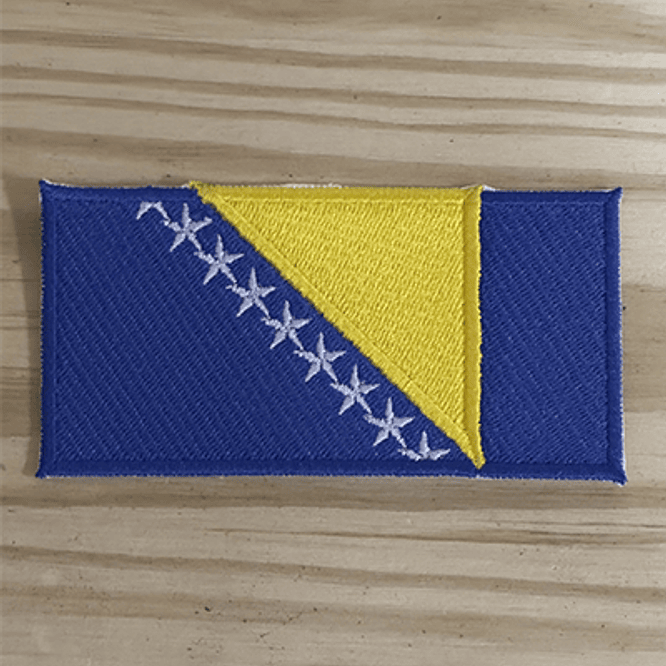 Emblema Bordado Bandeira da Bósnia e Herzegovina 1