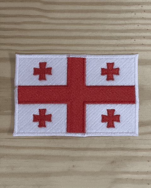Emblema Bordado Bandeira da Geórgia