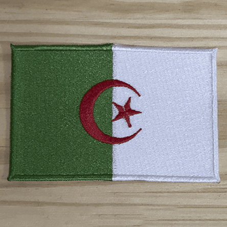 Emblema Bordado Bandeira da Argélia 1